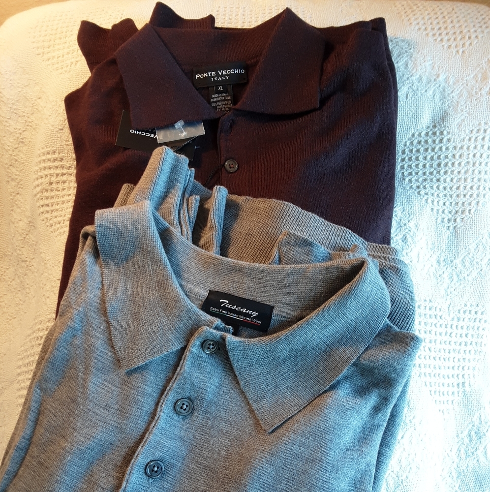 Mens Italian Long sleeve sweaters